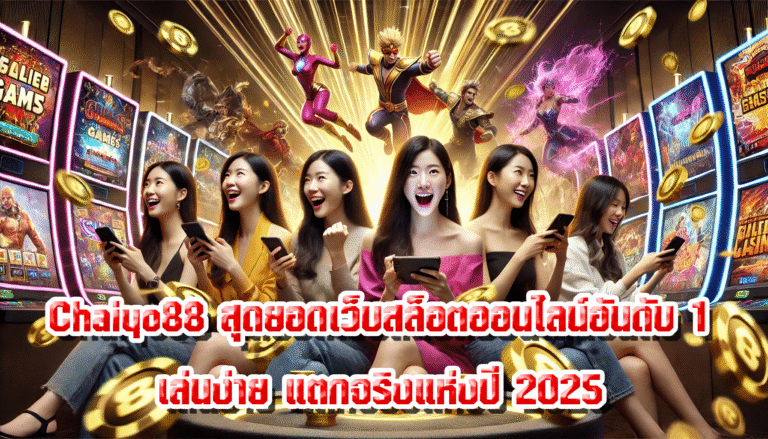 Chaiyo88 สุดยอดเว็บสล็อตออนไลน์อันดับ 1 เล่นง่าย แตกจริงแห่งปี 2025