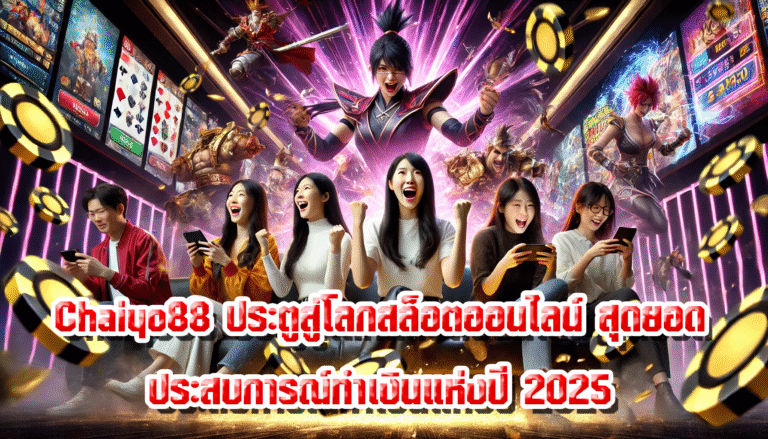 Chaiyo88 ประตูสู่โลกสล็อตออนไลน์ สุดยอดประสบการณ์ทำเงินแห่งปี 2025
