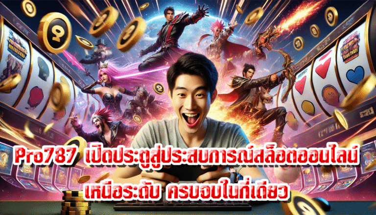 Pro787 เปิดประตูสู่ประสบการณ์สล็อตออนไลน์เหนือระดับ ครบจบในที่เดียว